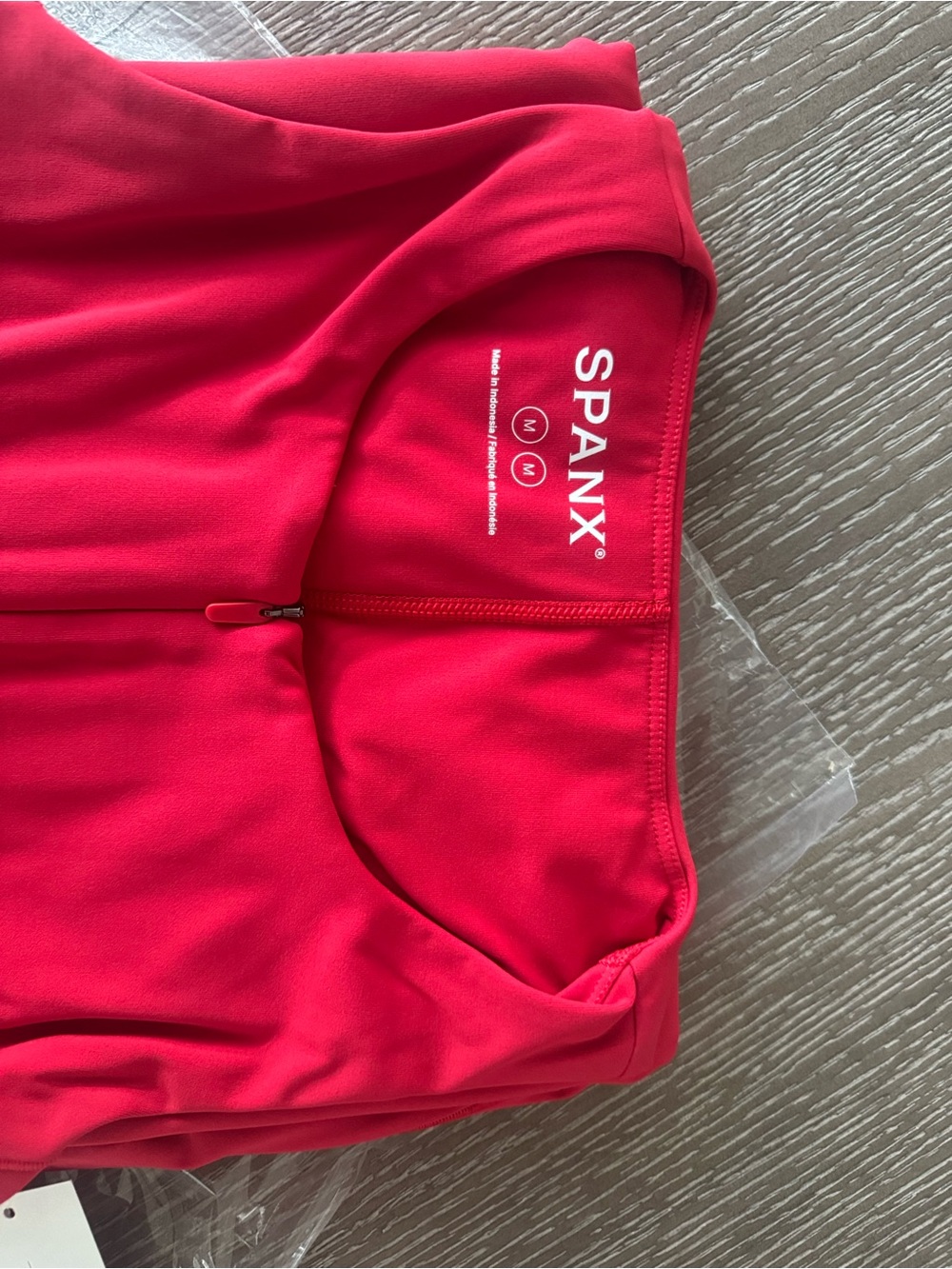 SPANX SHAPE™ RED GET MOVING ZIP FRONT DRESS - Picture 12 of 16
